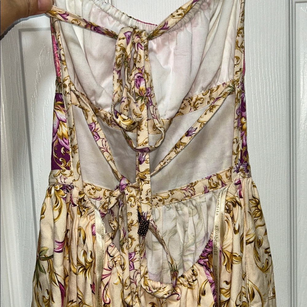 💗NWT Agua Bendita Logan Merzin Floral Mini Dress - Size Medium - Picture 7 of 12